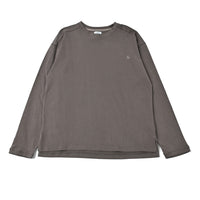 ファインコットン ロングスリーブTシャツ GRAY