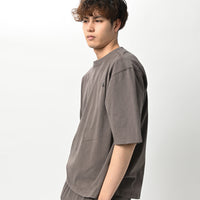 ファインコットン　ワイドフィットTシャツ GRAY