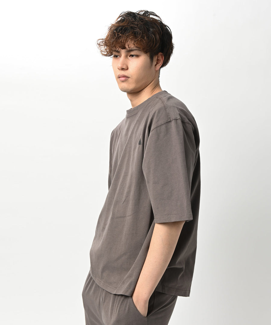 ファインコットン　ワイドフィットTシャツ GRAY